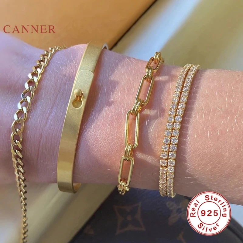 

Автоклав 2,0 теннисные дрель браслет 925 стерлингового серебра браслет для женщин, браслеты, браслеты амулеты серебряные ювелирные изделия че...