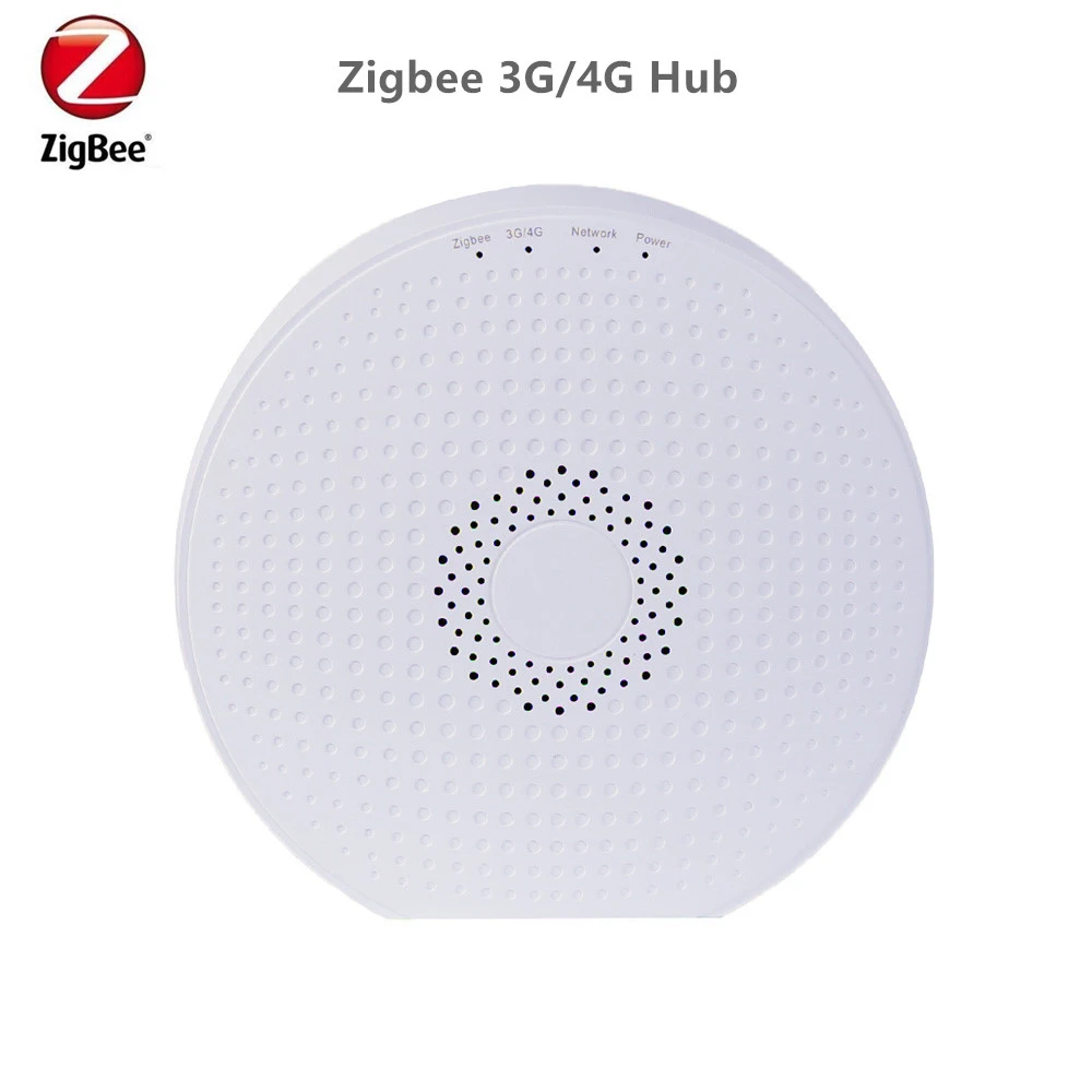 Heiman Wi-Fi Zigbee3.0 Gateway Hub Timely Arm Disarm Zigbee Gateway Support Scene Linkage Smart Zone App Control