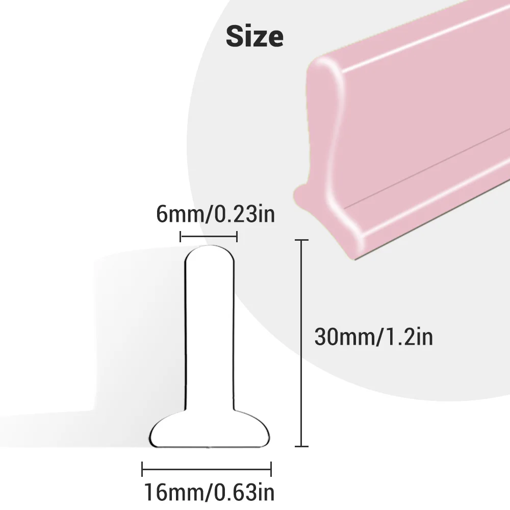 1 шт. Складная водостопорная полоса для душа пороговая планка кухни водная дамба