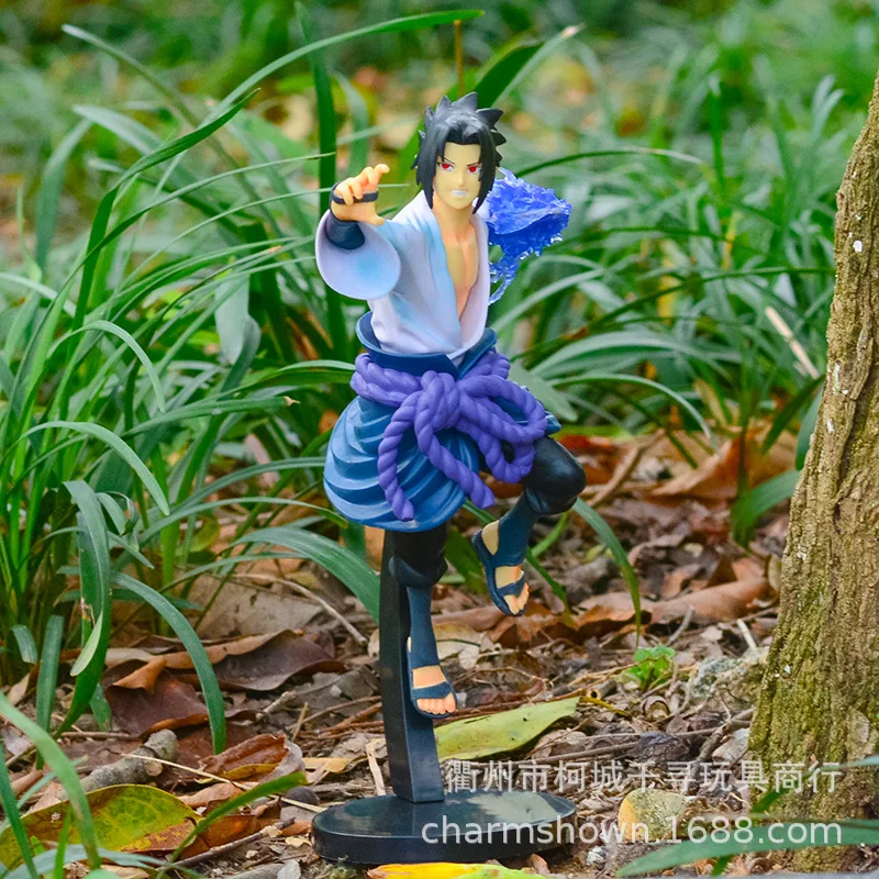 

2021 NEW hot 25m Uchiha Sasuke action figure collection toys Christmas gift