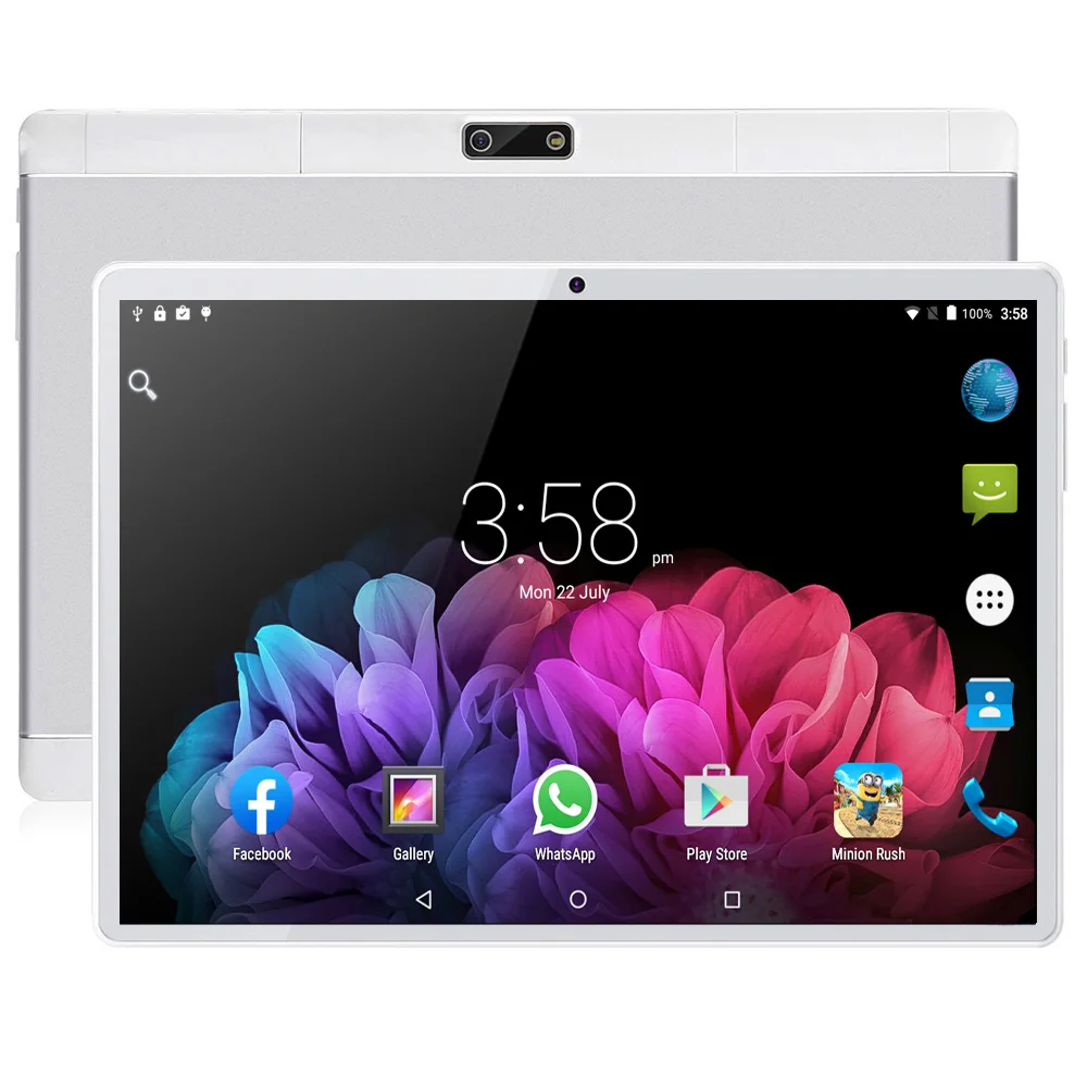 Из Испании Новые поступления 10 дюймов 3G Телефонный звонок планшетный ПК Android 6 0