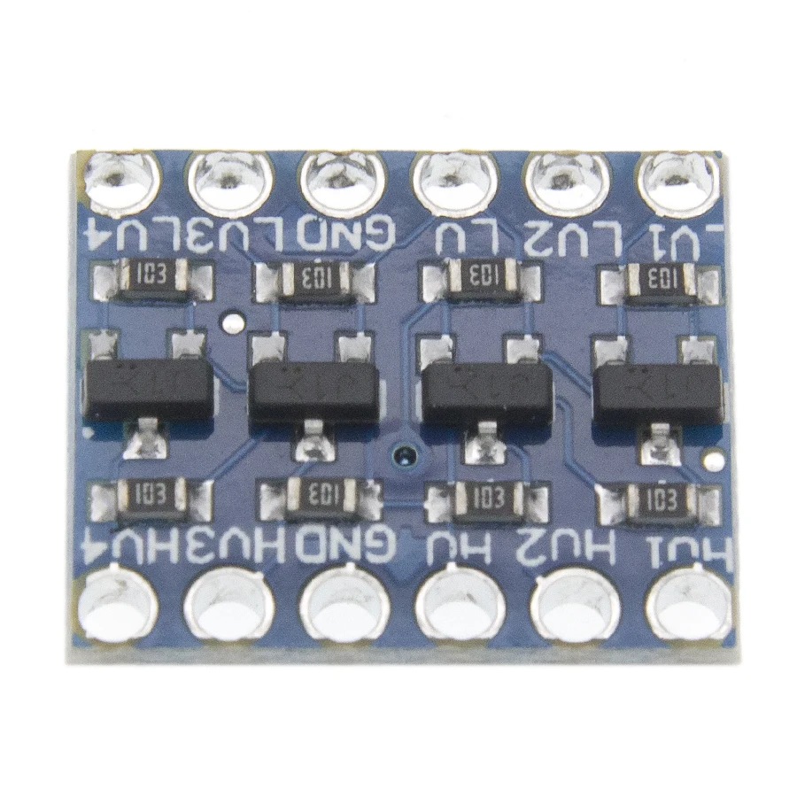 100pcs 4 channel IIC I2C Logic Level Converter Bi-Directional Module 5V to 3.3V | Электронные компоненты и
