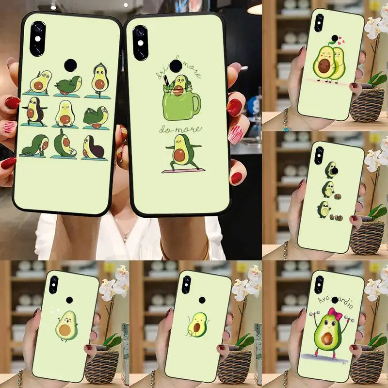 

avocado Phone Case For Xiaomi Mi Redmi Note 7 8 9 pro 8T 9T 9S 9A 10 Lite pro