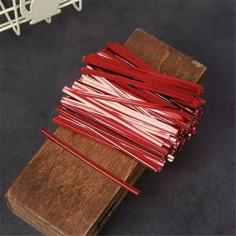 800 шт. провод Многоцветный Металлический перевязку для конфетная сумка выпечки