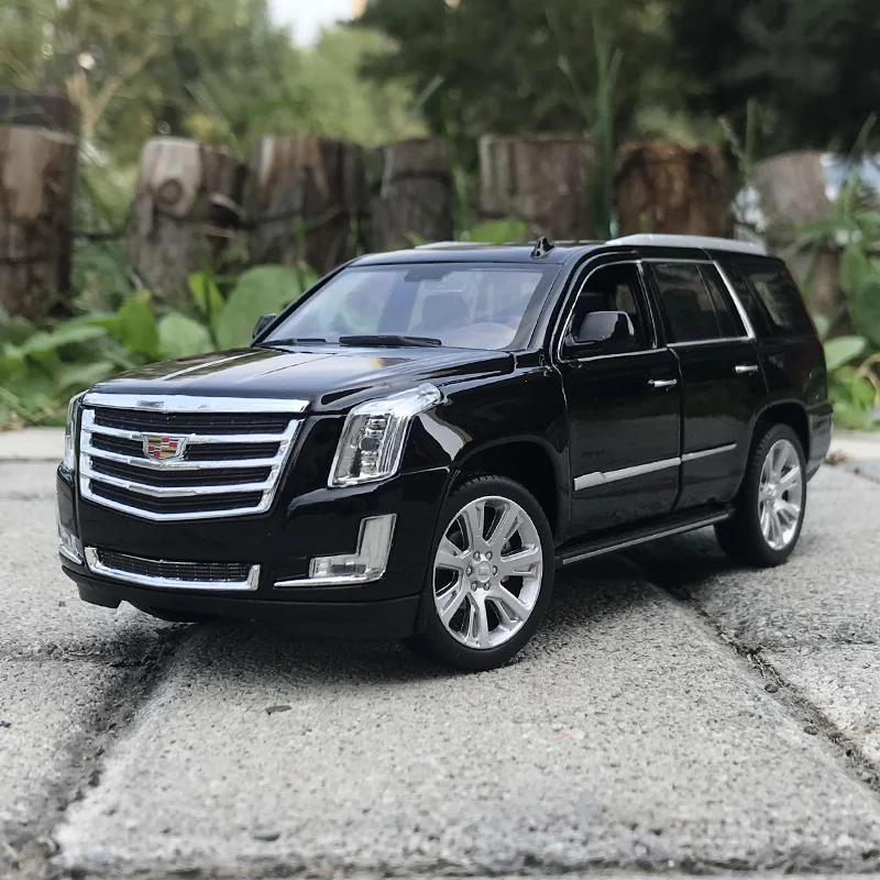 Welly 1:24 Cadillac Escalade 2017 внедорожник автомобиль литой дисплей металлическая модель
