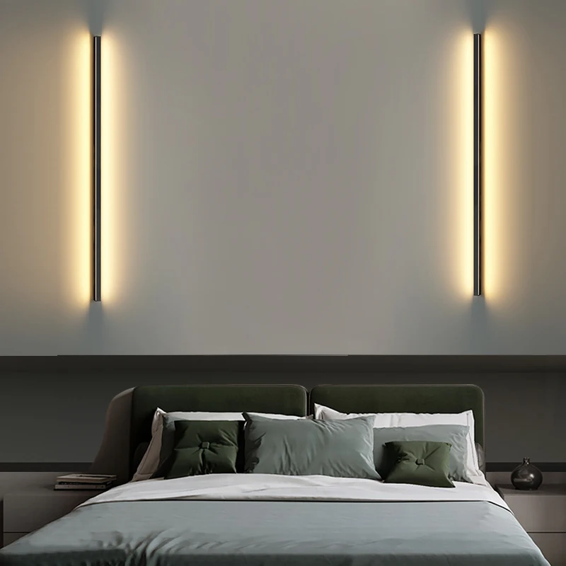 Minimalist Modern Simple wall lamp Home Living Room Suspension black white for Dinning Room Dimming Loft led wall Lighting