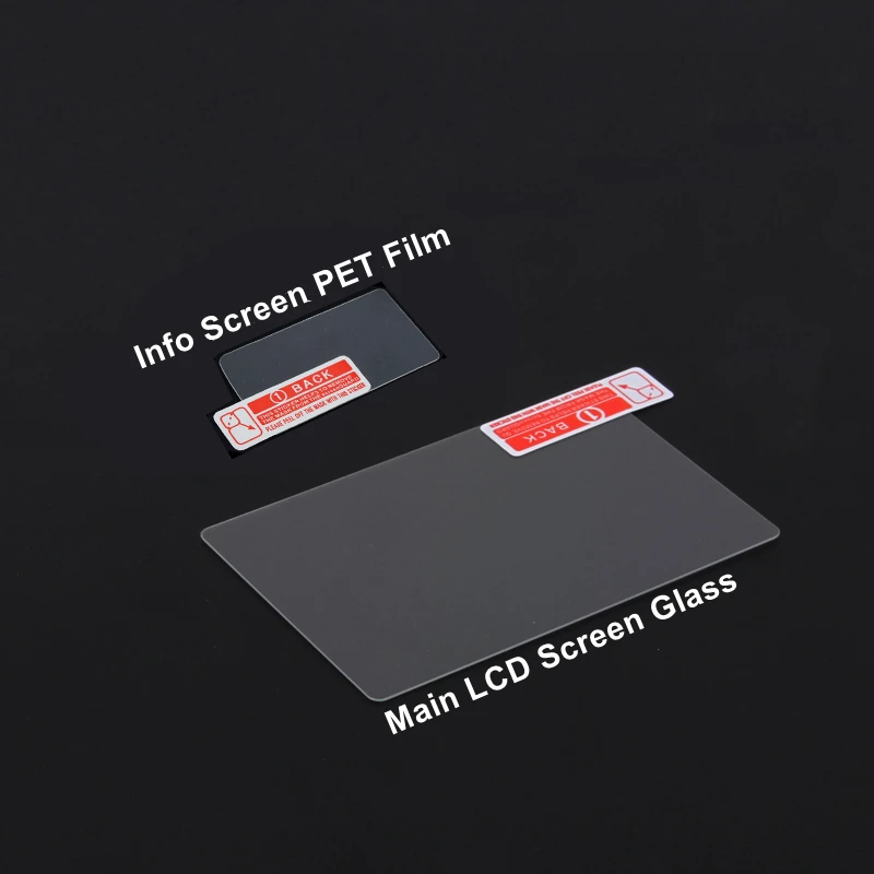 

for Nikon D750 Camera Tempered Protective Self-adhesive Glass Main LCD Display + Info Screen Protector Film Guard Cover