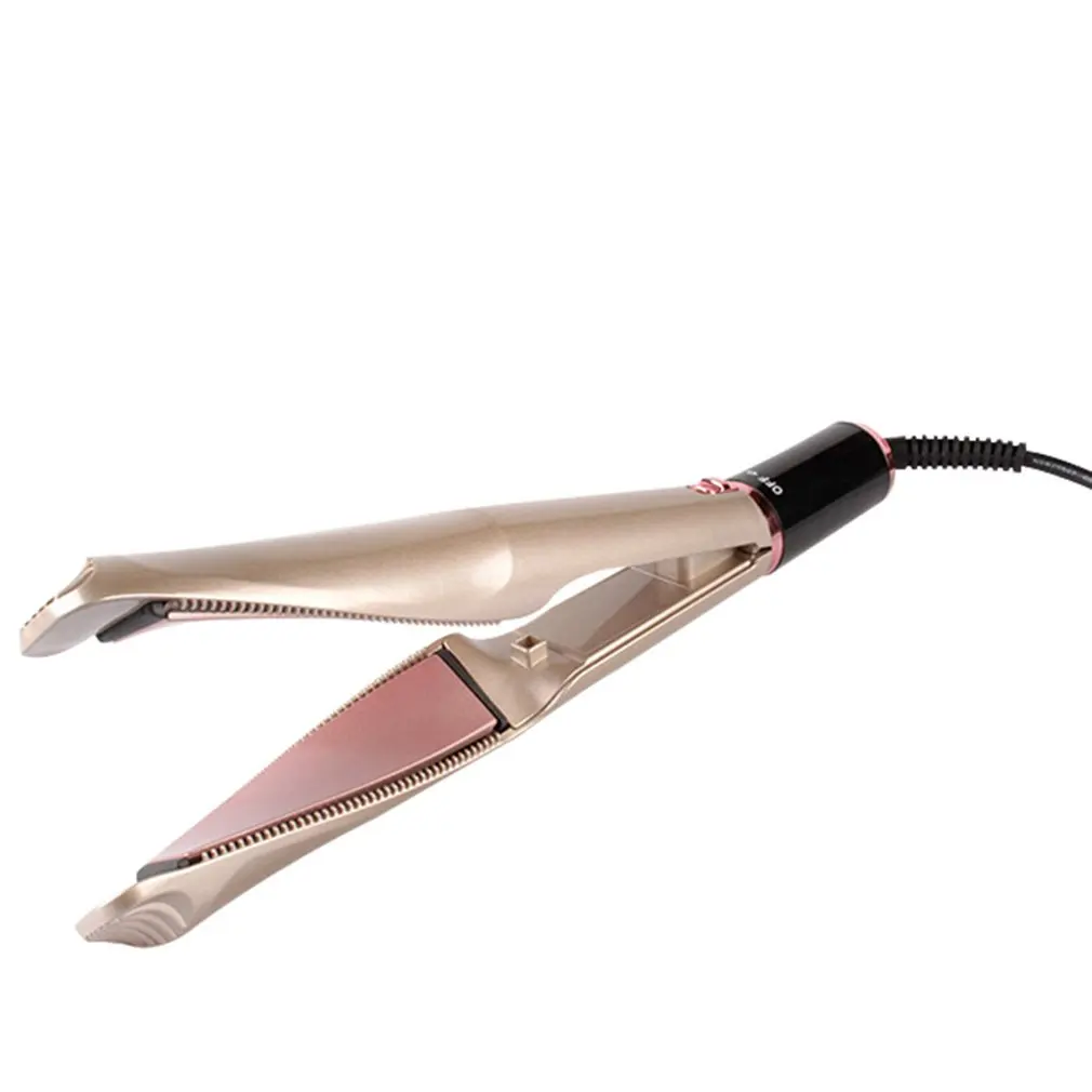 

2 In 1 Roll Straight Dual-Use Multifunctional Straightener Twisted Spiral Curly Hair Stick Portable Lcd Curly Hair Stick