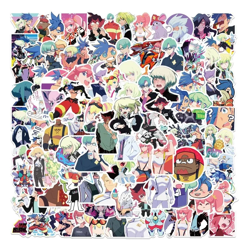 

10/50/100pcs Cartoon Anime Promare Stickers Suitcase Laptop Skateboard Mobile Phone Shell Decorative Stickers Decals Waterproof