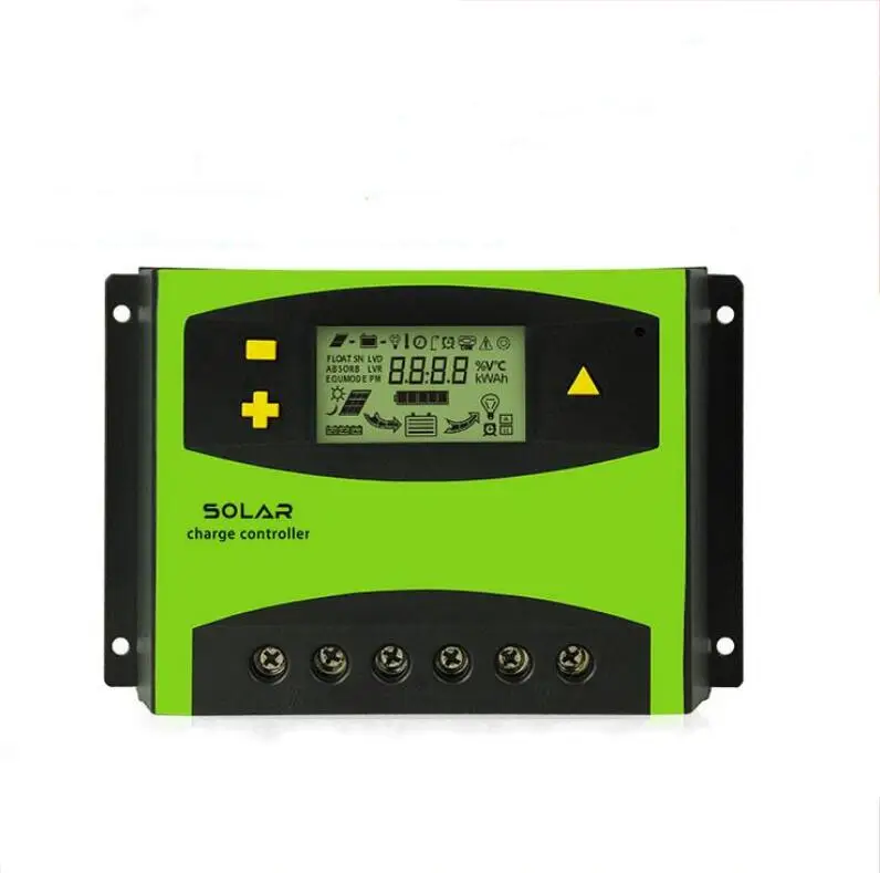 PWM 60A 12В 24В Солнечный контроллер панель солнечных батарей регулятор заряда