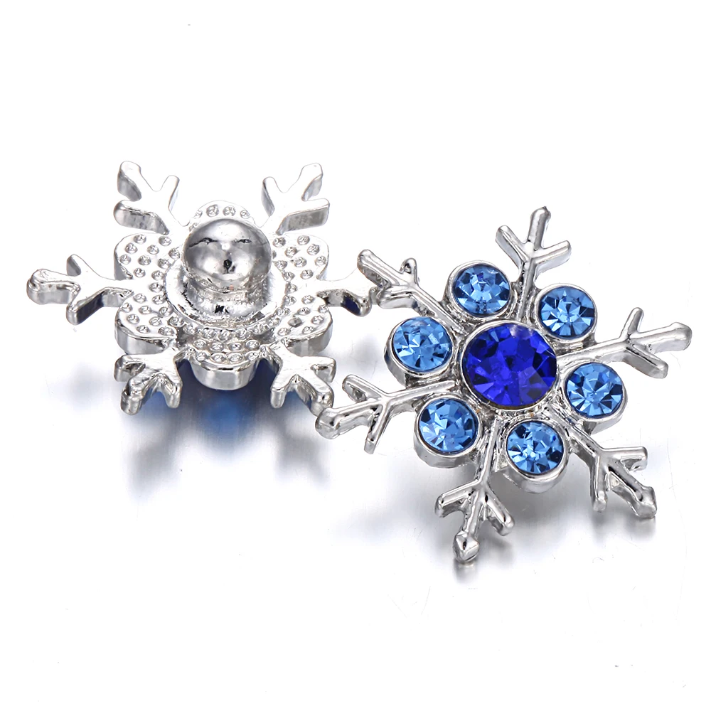 6 шт./лот новые рождественские ювелирные изделия стразы партия снежинки 18 мм