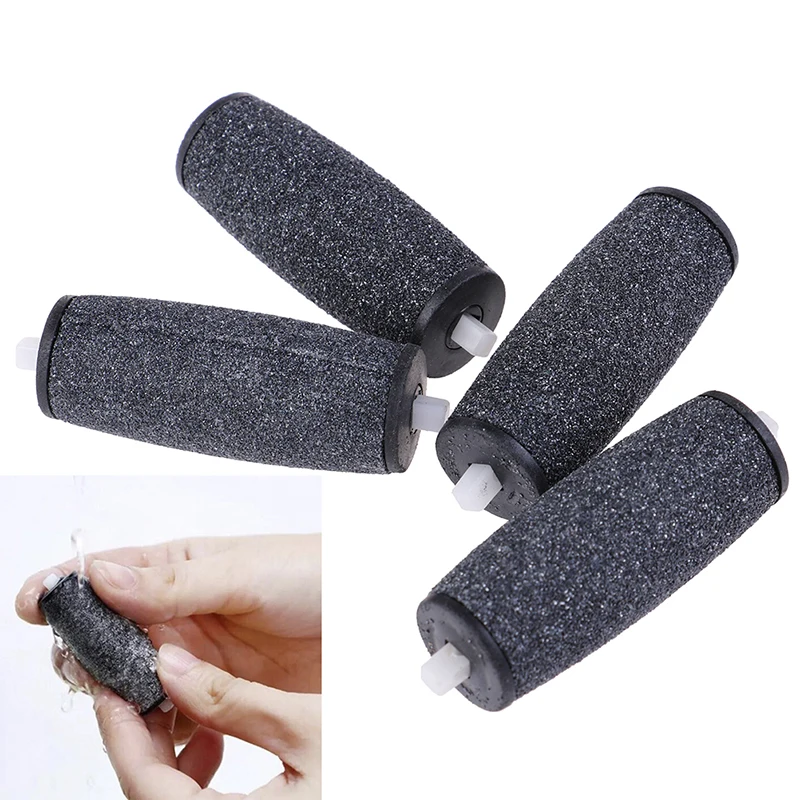 

4Pcs/Lot Replacement Roller Heads For Velvet Smooth Electric Foot File Pedicure Dead Skin Callus Remover Foot Care Tool