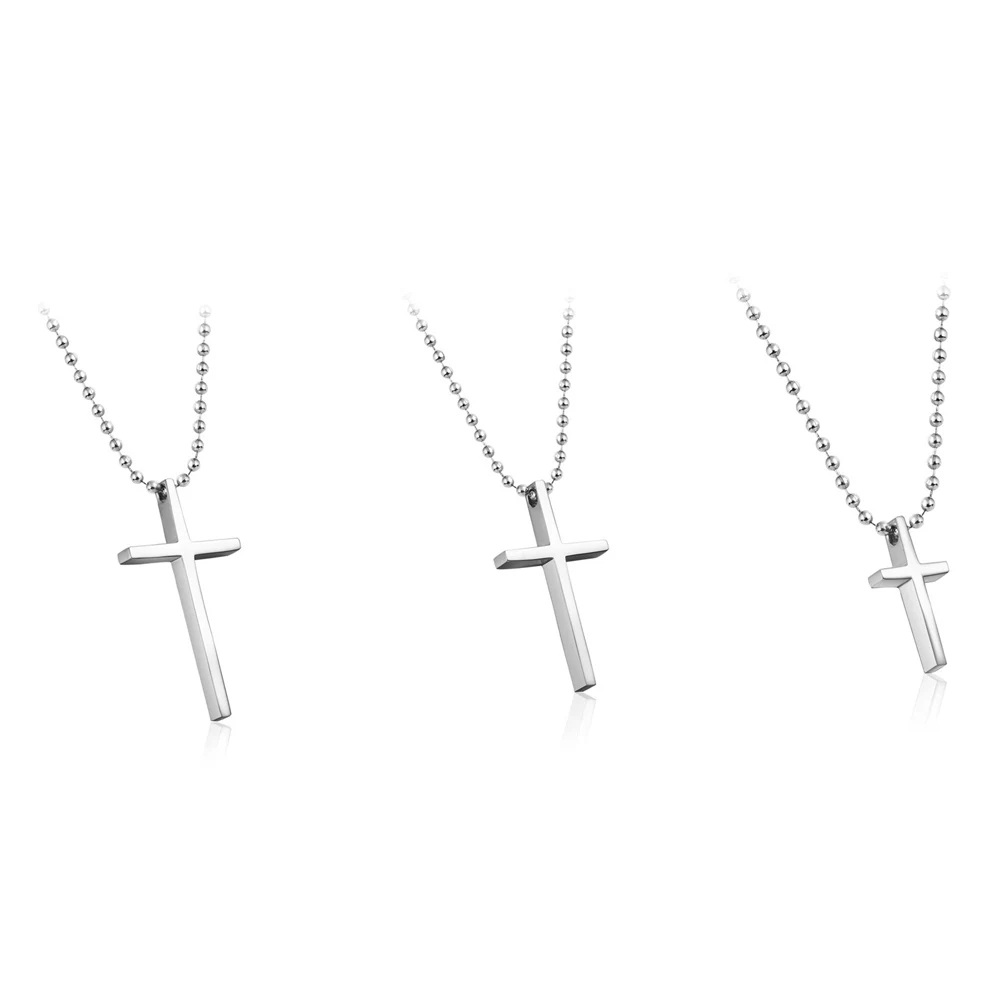 Fashion Titanium Steel Jewelry Men Cross Necklaces &amp Pendants JS26 | Украшения и аксессуары