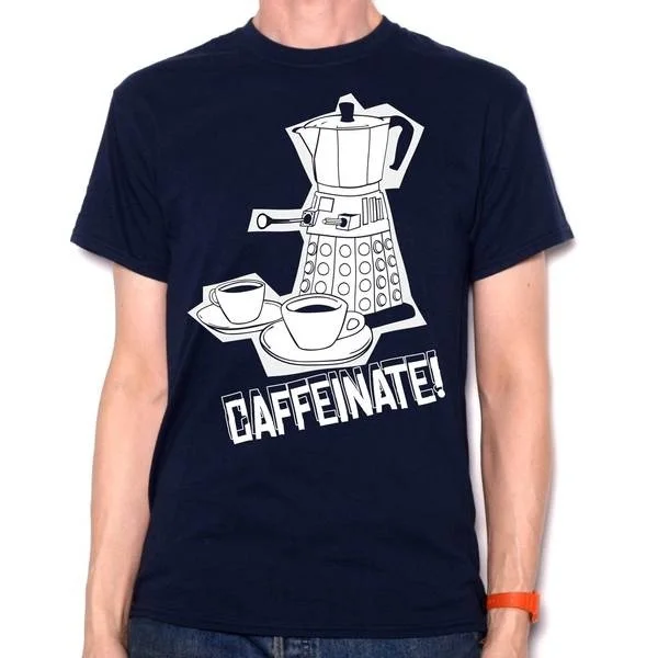 Кофеинат! Футболка Dalek-для кофе и культовых фантастических ТВ-любимых |