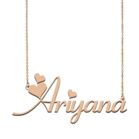 ariyana name necklace custom nameplate necklace for women girls best friends birthday wedding christmas mother days gift