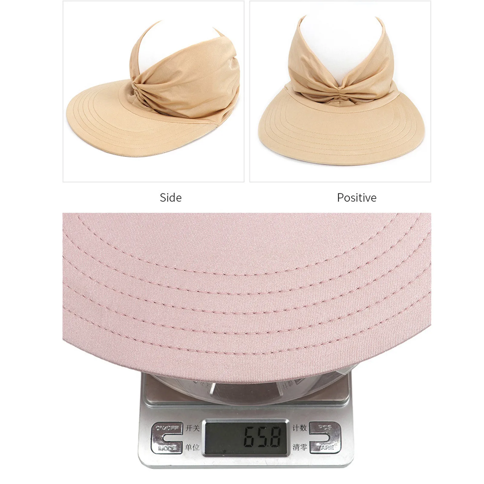

Summer Hat Women's Sun Visor Sun Hat Anti-ultraviolet Elastic Hollow Top Hat 2021 New Support Dropshipping