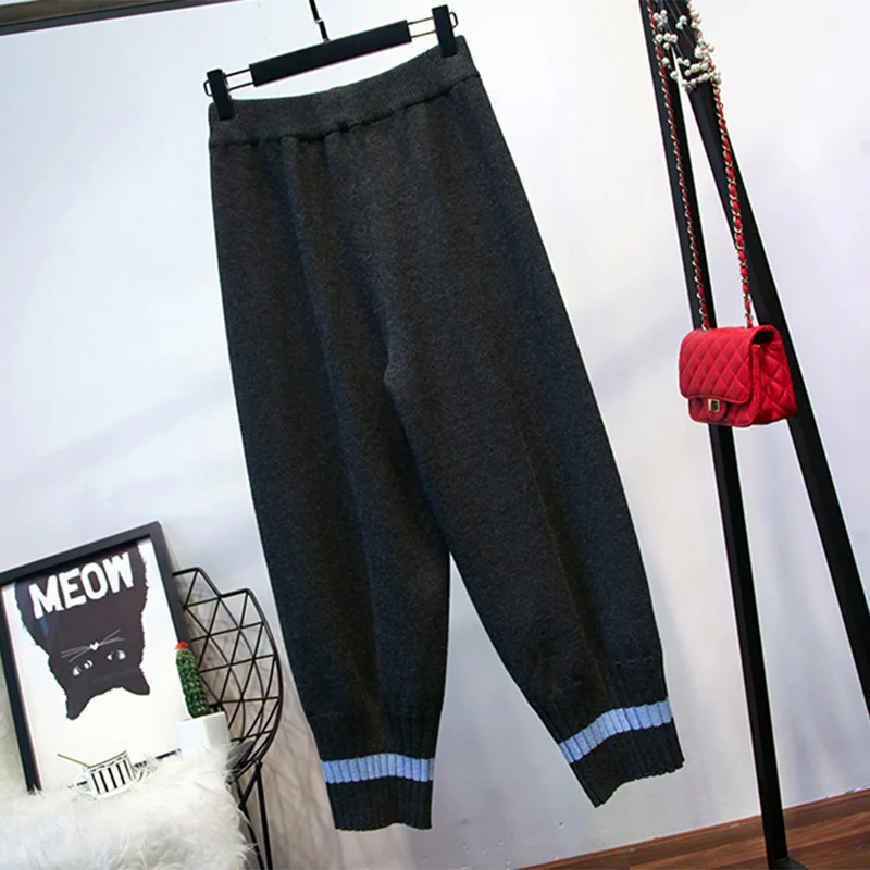 Женский спортивный костюм большого размера плюс XL-5XL свитер с капюшоном + штаны