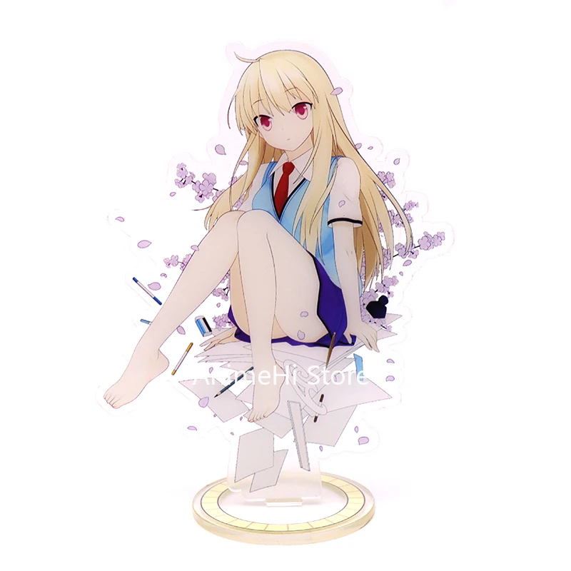 

The Pet Girl of Sakurasou Action Figure Cosplay Anime Toys Shiina Mashiro Aoyama Nanami Acrylic Figures Stand Model Dolls 15cm