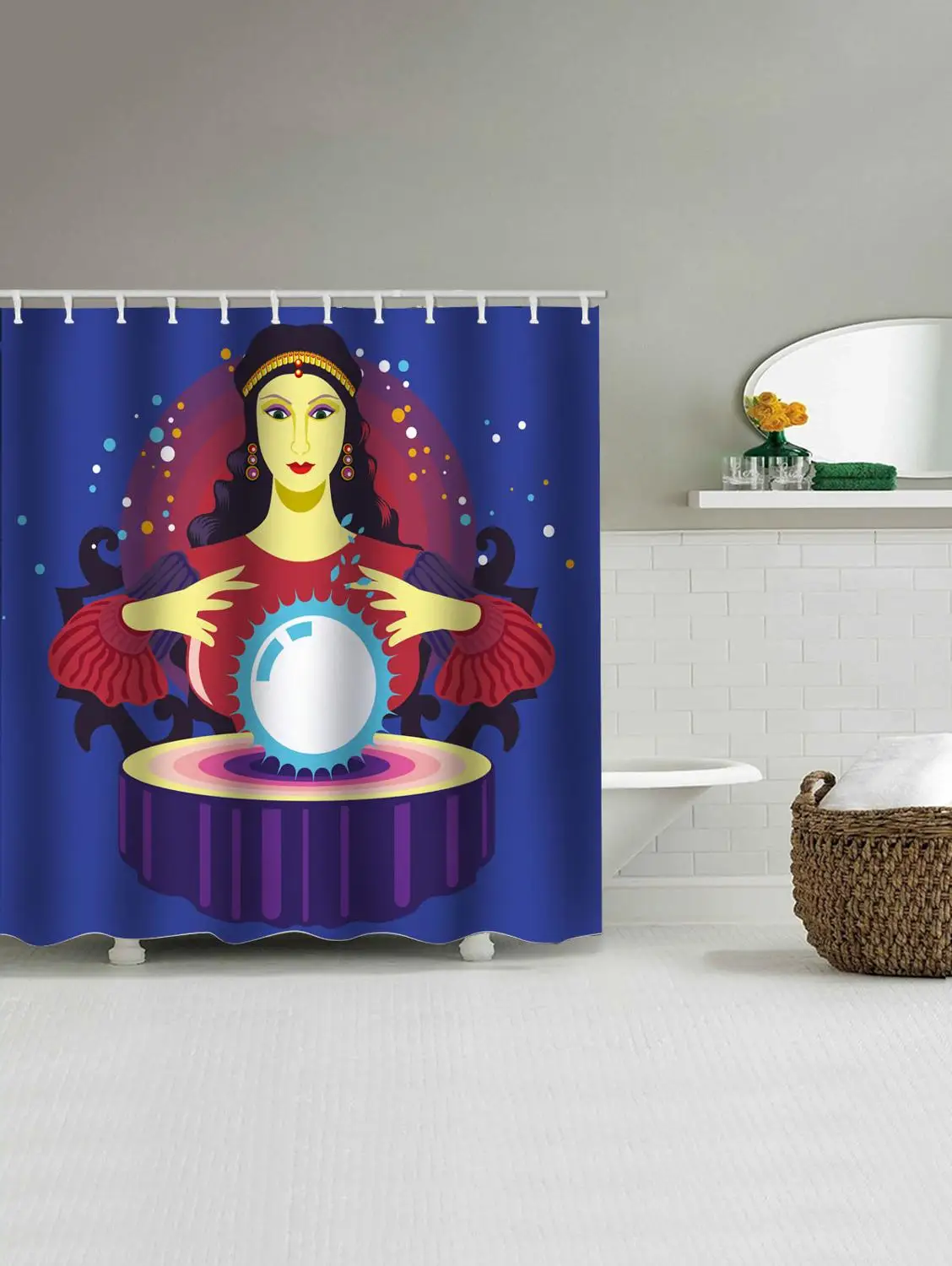 

Tarot shower curtain tapestry astrology divination bedspread beach mat witchcraft mandalay hippie mandala brugeria