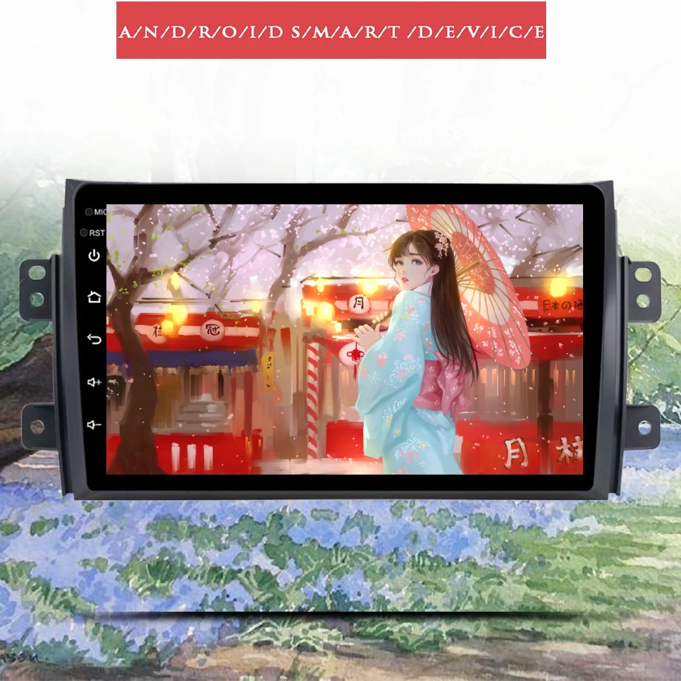 Автомобильный DVD-проигрыватель на Android 10 0 для Suzuki SX4 2007-2013 с GPS 4G WIFI GPS-навигация