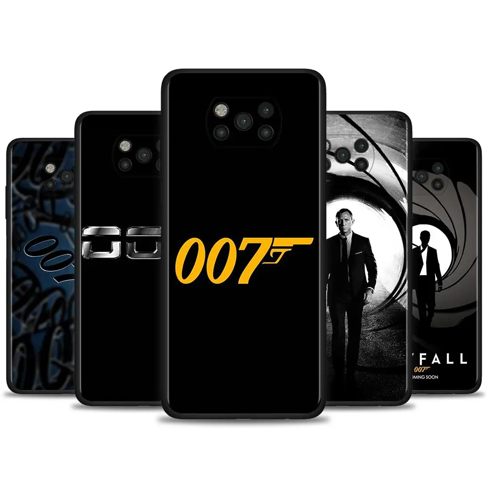 

Case For Xiaomi Poco X3 NFC F3 GT M3 pro PocoF1 for Mi 10T 9T Note 10 10Lite 10T 11T Pro Civi Hot Movie James Bond 007