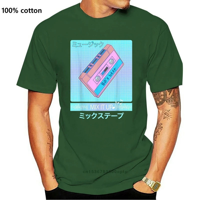 

Mix Tape 80S Japanese Otaku Aesthetic Vaporwave Art Men'S T Shirt Size S - 3Xl Free Style Tee Shirt