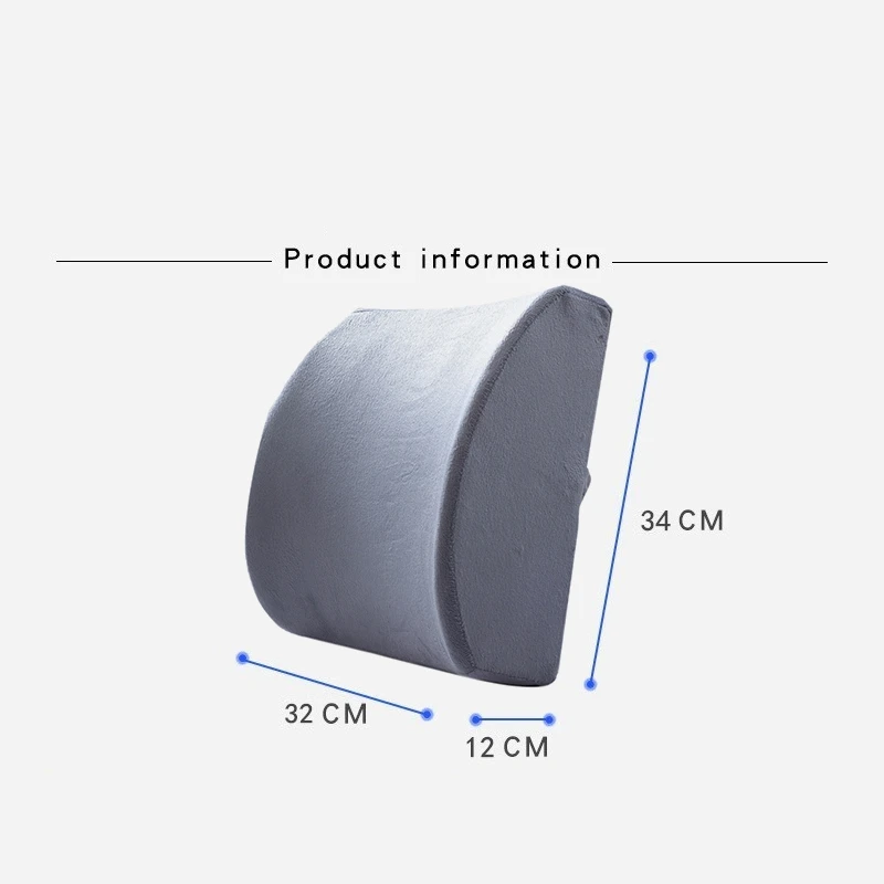 Подушка для стула с эффектом памяти поясничная спины подушка рельефа офиса дома