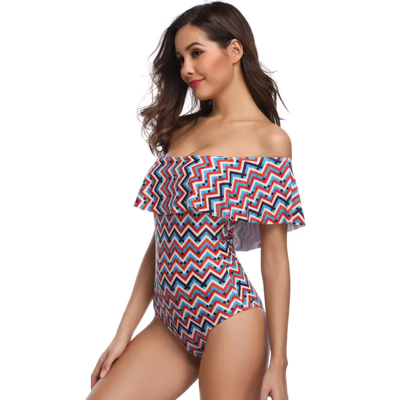 Новинка сексуальное бикини с открытыми плечами высокая талия одежда для