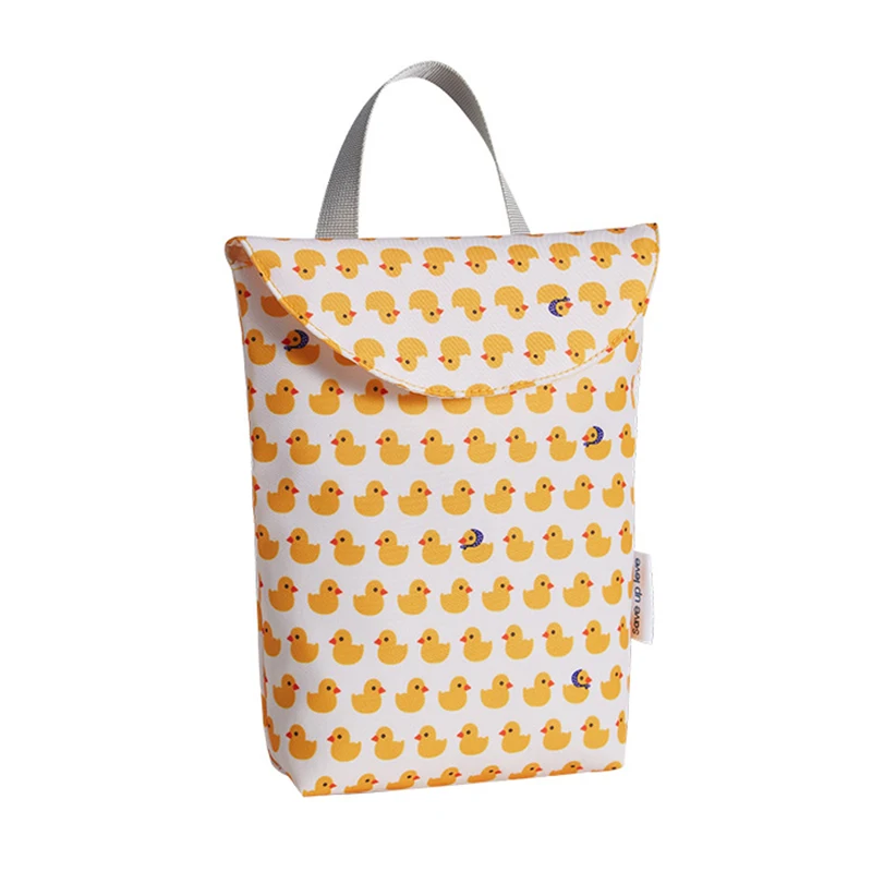 Сумка для детских подгузников с мультяшными принтами мамы водонепроницаемые