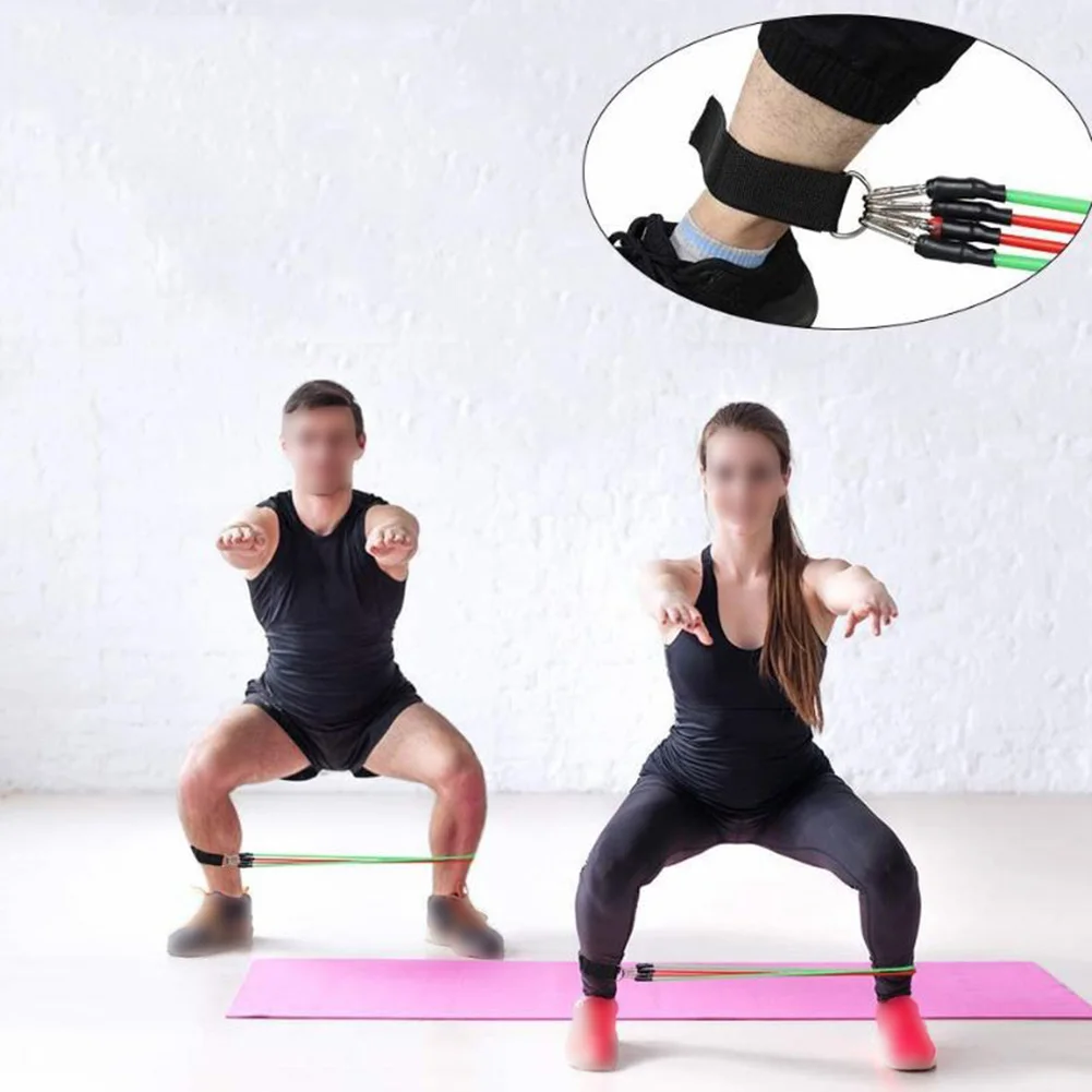 

Workout Resistance Band Set Belt Strength Muscle Physical Body shaping