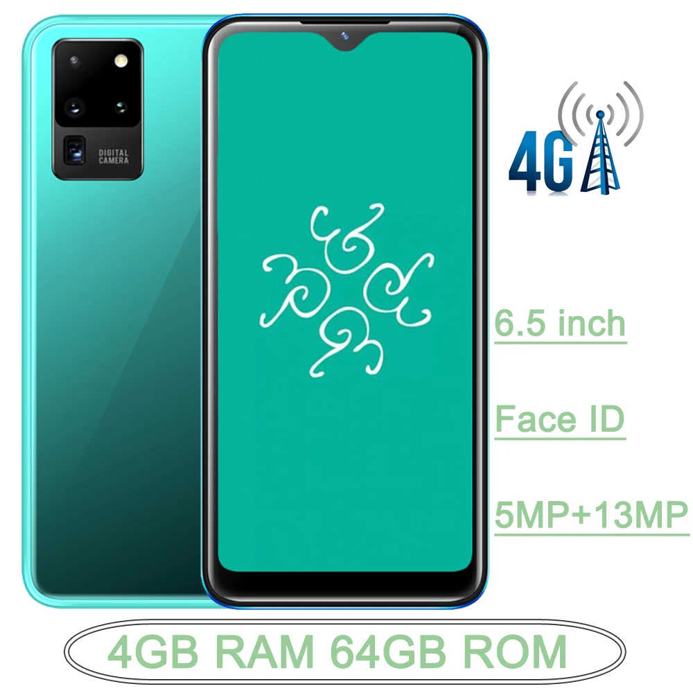 

Смартфон 10S, 4 + 64 ГБ, экран 6,5 '', Android, камера 13 МП