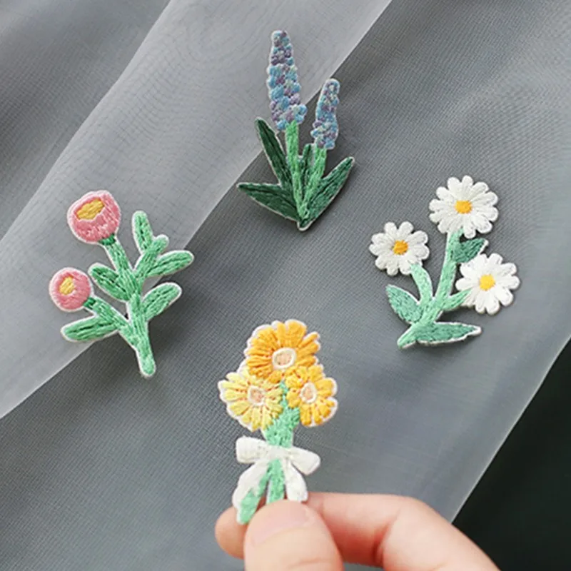 4 шт. набор цветочных значков для бариста официантки|Фартуки| |