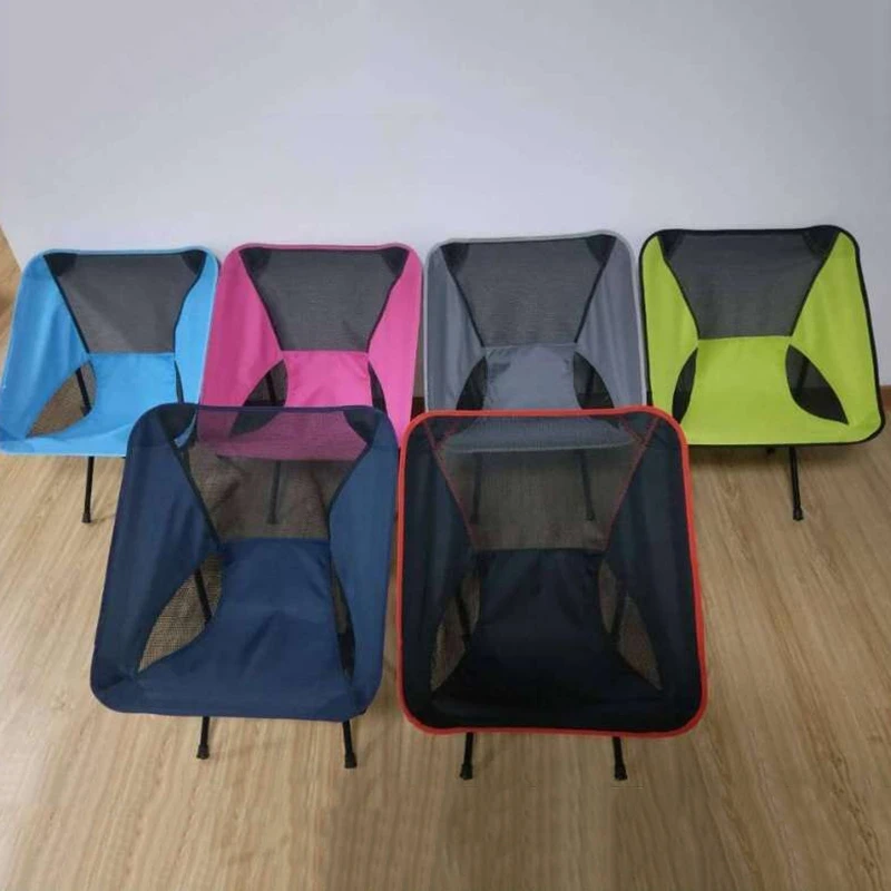 

Hot SV-Outdoor Portable Folding Chair Beach Chair Fishing Chair Camping Hiking Chair Camping Leisure Moon Chair