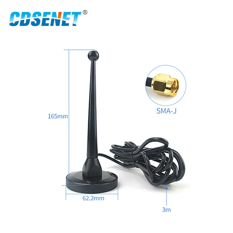 4G Antenna LTE SMA-J High Gain 6dbi Magnetic Base 3m Feeder External Cable Omnidirectional Wifi Antenna Aerial
