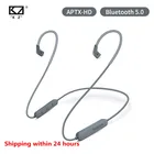 KZ Bluetooth 5,0 наушники Aptx HD QCC3034 модуль обновления гарнитуры применяется оригинальные наушники KZ AS10 ZST ES4 ZSN ZS10 Pro