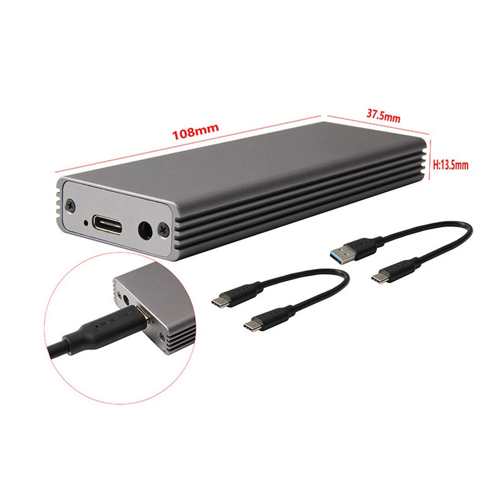 

Aluminum Alloy USB Type-C To 16+12 Pin Mobile Box HDD Enclosure For Air Pro 2013-2017 SSD Portable Case