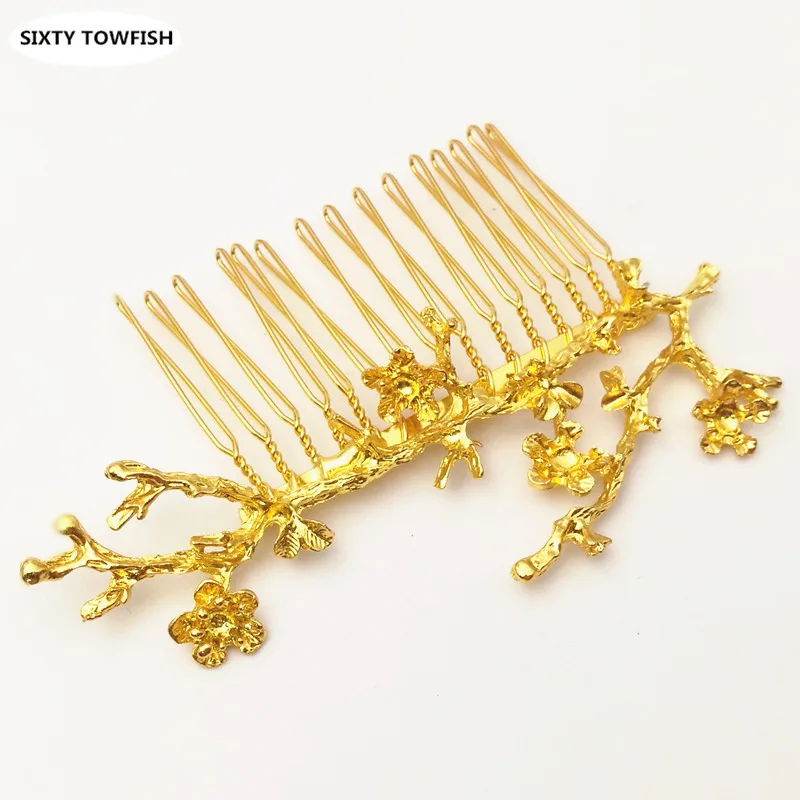 56X92 мм сплав золото/серебро/подвеска золотого цвета причудливые волосы ветки