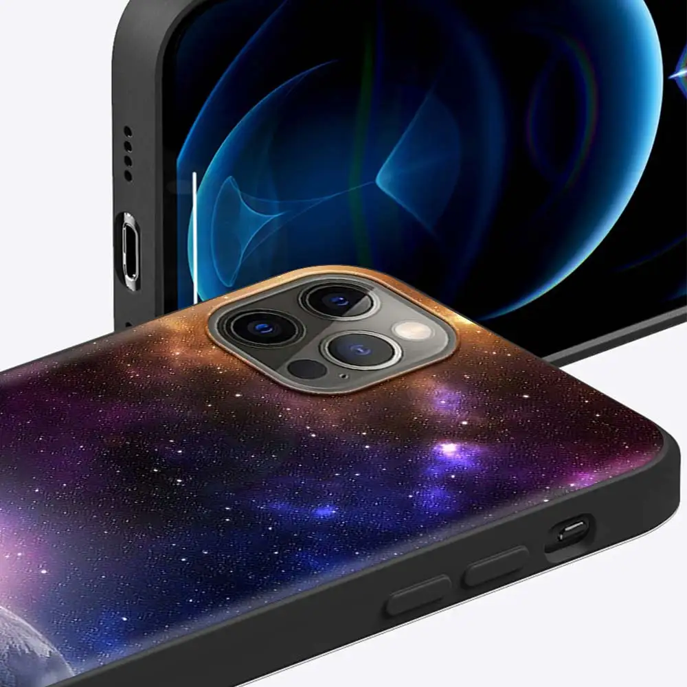 Чехол с планетами космосом винурой солнцем Марсом для Apple iPhone 11 13 12 Pro 7 XR X XS Max 8 6 6S