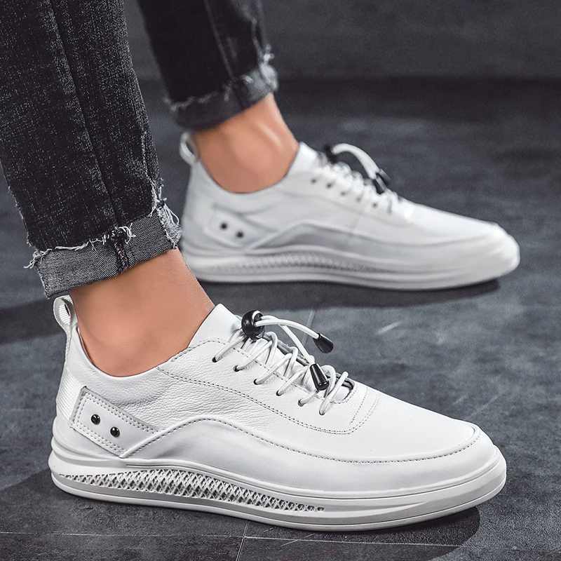

Zapatos Casuales Leather Casual Shoes Men For Mens Sneakers Zapatillas Hombre Causal Fashion Sports Flat Hot Man