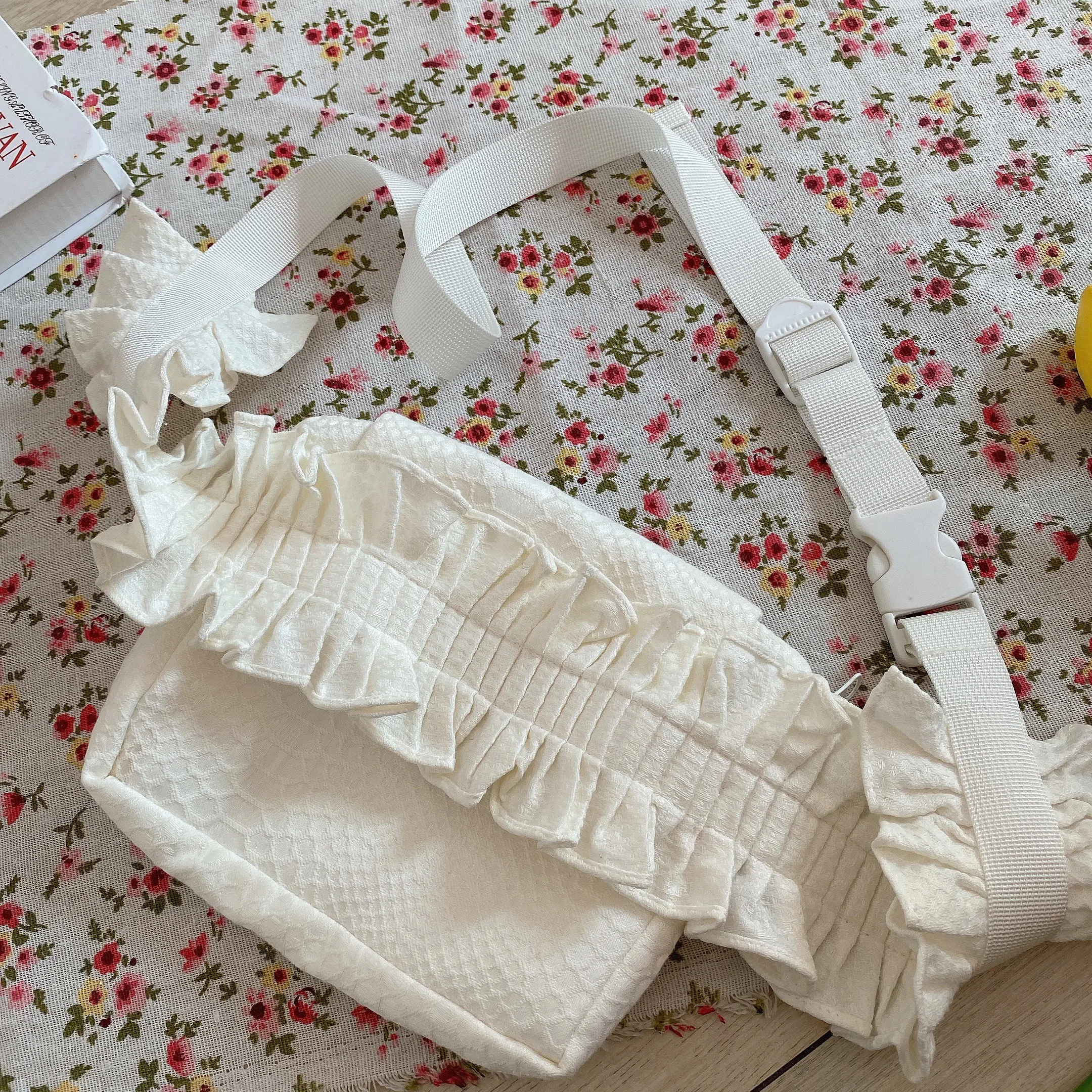 Кружевные женские сумки через плечо мессенджеры для девушек с белыми листьями