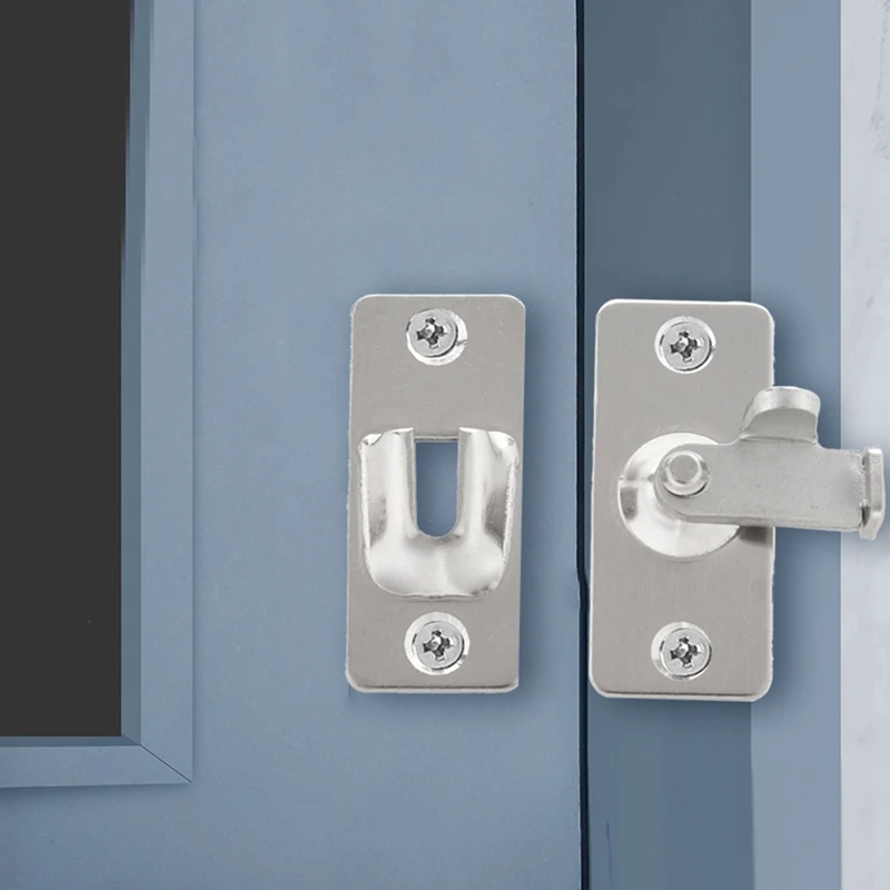 Right Angle Lock 90 Degree Room Door Buckle Suitable For Bathroom Barn Sliding Bending | Обустройство дома