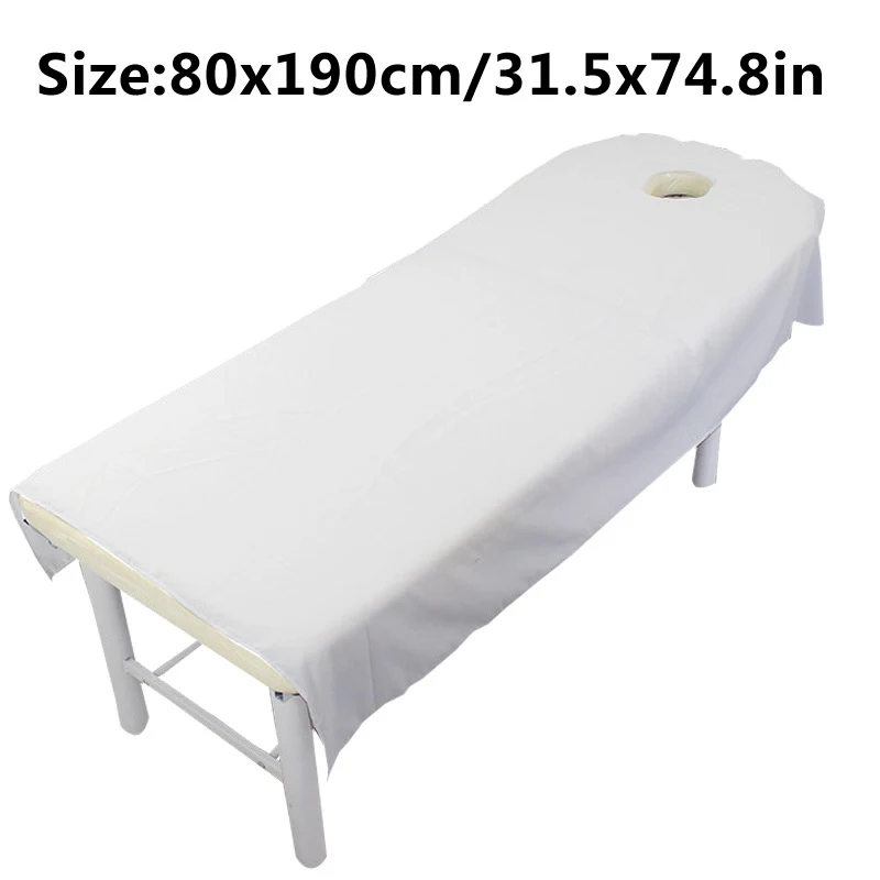 

Microfiber Comfortable Wrinkle Resistant Polyester Salon Massage SPA Bed Sheet Couch Home Soft Bedding Article Plain Table Cover