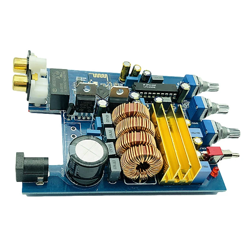 

Плата цифрового усилителя мощности YJ00279 TPA3116 + LM1036 2X50W Класс D плата аудио усилителя мощности Bluetooth