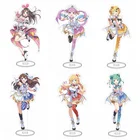 Аниме Фигурки игрушки Hololive Vtuber стенд акриловая Usada пекада Нуха рушиха хосимати суисей инугами корон стоячие модели реквизиты