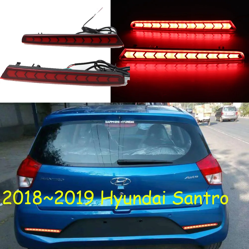 2018 ~ 2020y для hyundai Santro дневной свет Автомобильные аксессуары светодиодный DRL фары