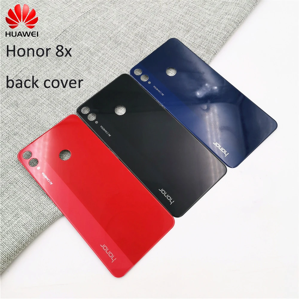 

Оригинальный чехол для Huawei Honor 8X, Задняя стеклянная крышка для задней двери, чехол для Honor 8 X, чехол для замены с клеем