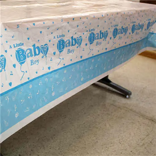 Tablecloth Одноразовый поднос и бумажное полотенце для вечеринки на день рождения, украшения для вечеринки сделанные своими руками украшения для дня рождения детей - Цвет: Tablecloth
