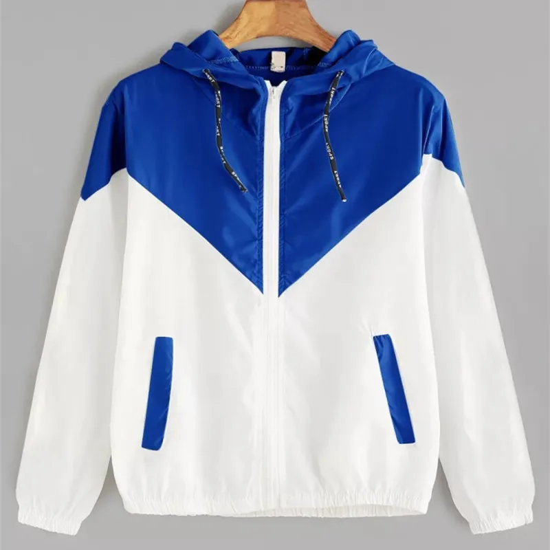 Прямая поставка Европа и США лето 2018 женская одежда цветная подходящая куртка с