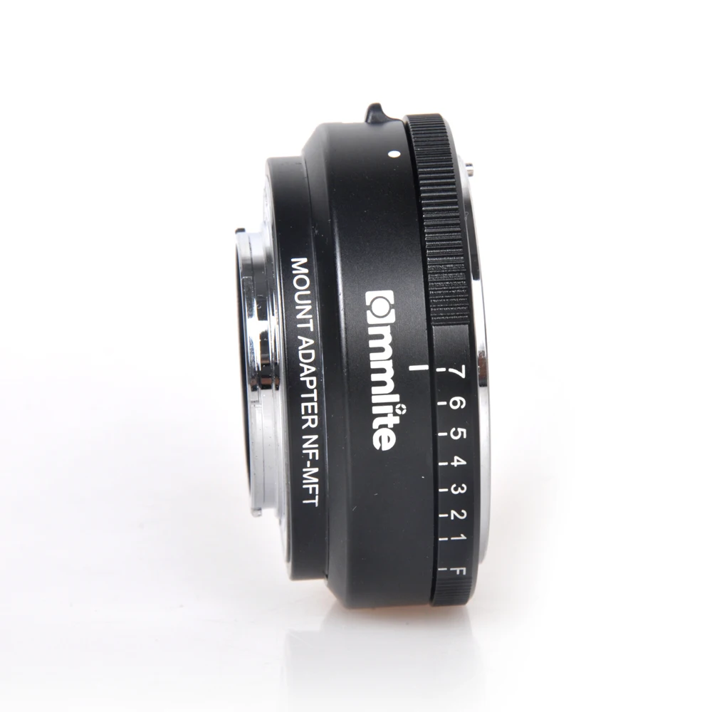Адаптер апертуры Commlite для Nikon G DX F алюминиевый адаптер объектива Micro 43 MFT со