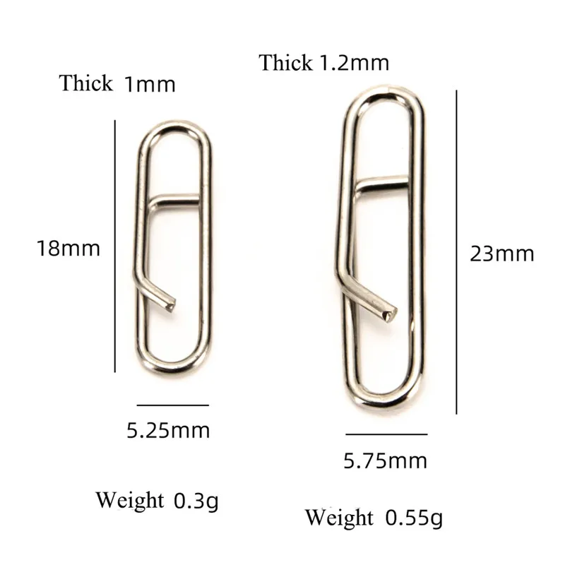 Новинка 100 шт./50 шт. быстрый зажим мощный Рыболовная Снасть Быстросменные зажимы